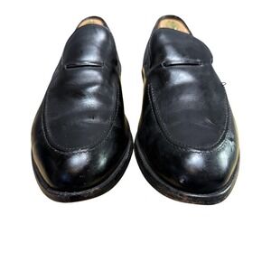 Allen‎ Edmonds Shoes Mens Size 10 C Black Saratoga Penny Loafers Dress Made USA